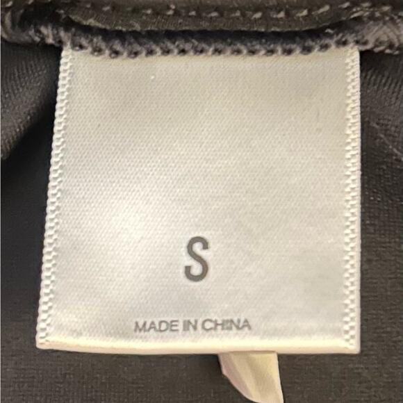 Express Women’s Leggings, black with faux leather trim, size small - Picture 8 of 9